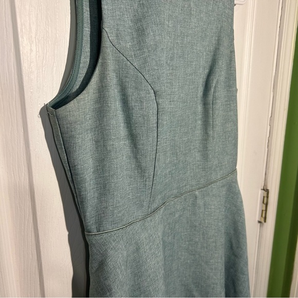 Lulu's Winsome Backless Skater Mini Dress Mint Blue Pockets Fit & Flare Medium - Picture 4 of 15